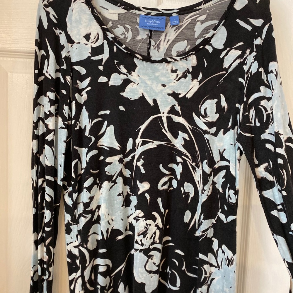 Soft cotton long sleeve top